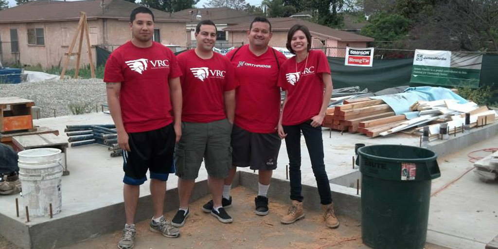 VRC Students take part in a Habitat for Humanity service project