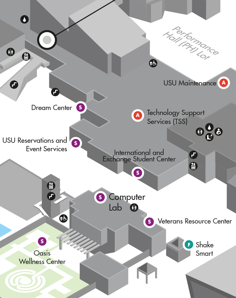 USU Computer Lab and VRC Locations